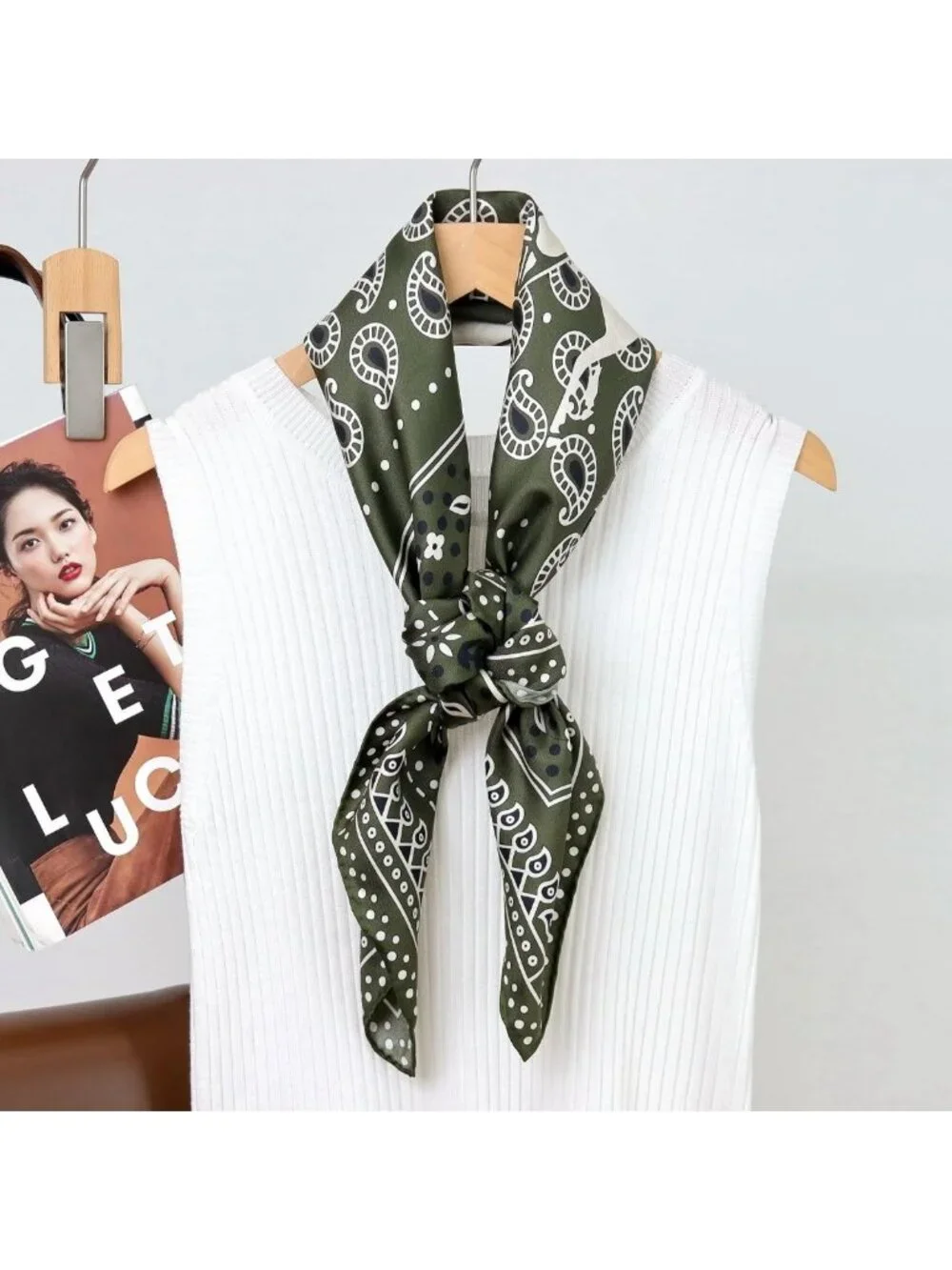 Luxurious 100% Mulberry Silk Scarf - 35